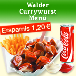 Walder Currywurst Menü